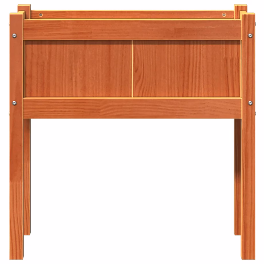 Jalgadel aia taimekast, vahapruun männipuidust, 70 x 31 x 70 cm – 5