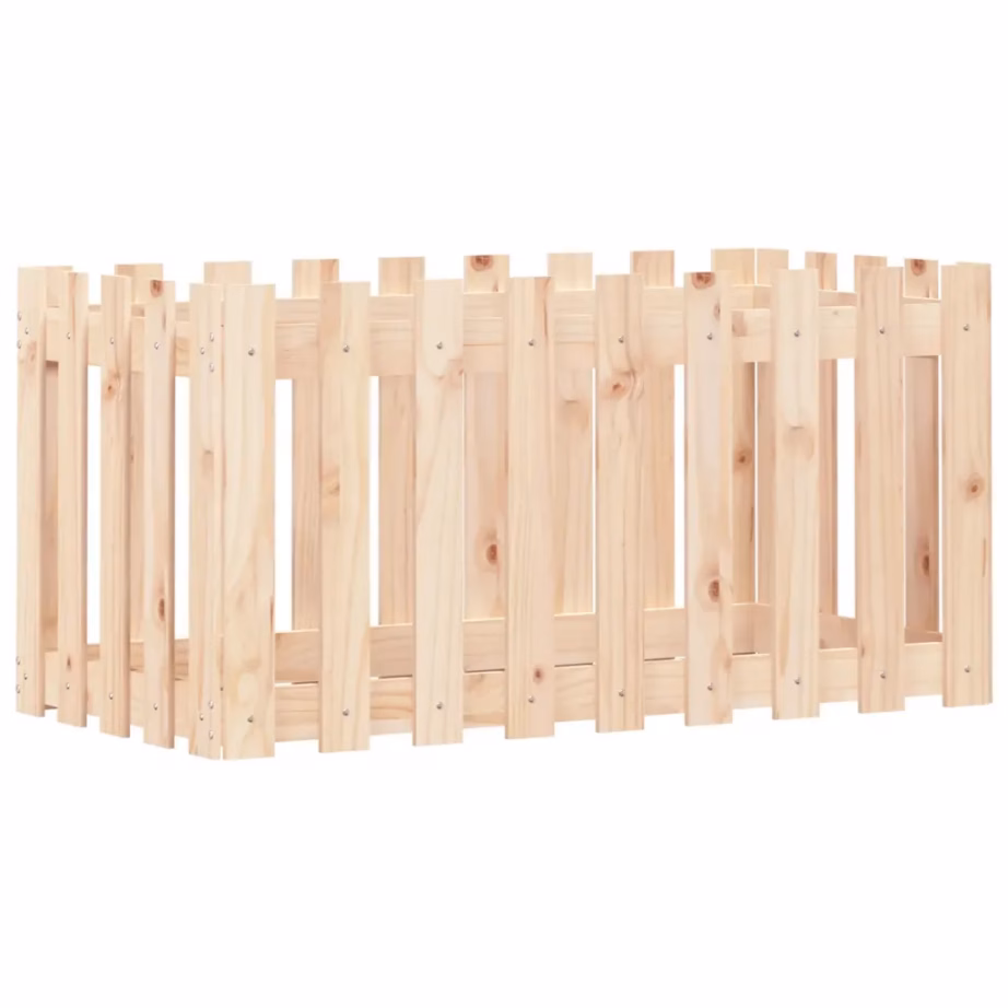 Männipuidust aiastiilis kõrgendatud taimelava, pruun, 100 x 50 x 50 cm – 2