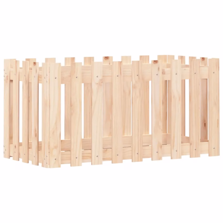 Männipuidust aiastiilis kõrgendatud taimelava, pruun, 100 x 50 x 50 cm – 4