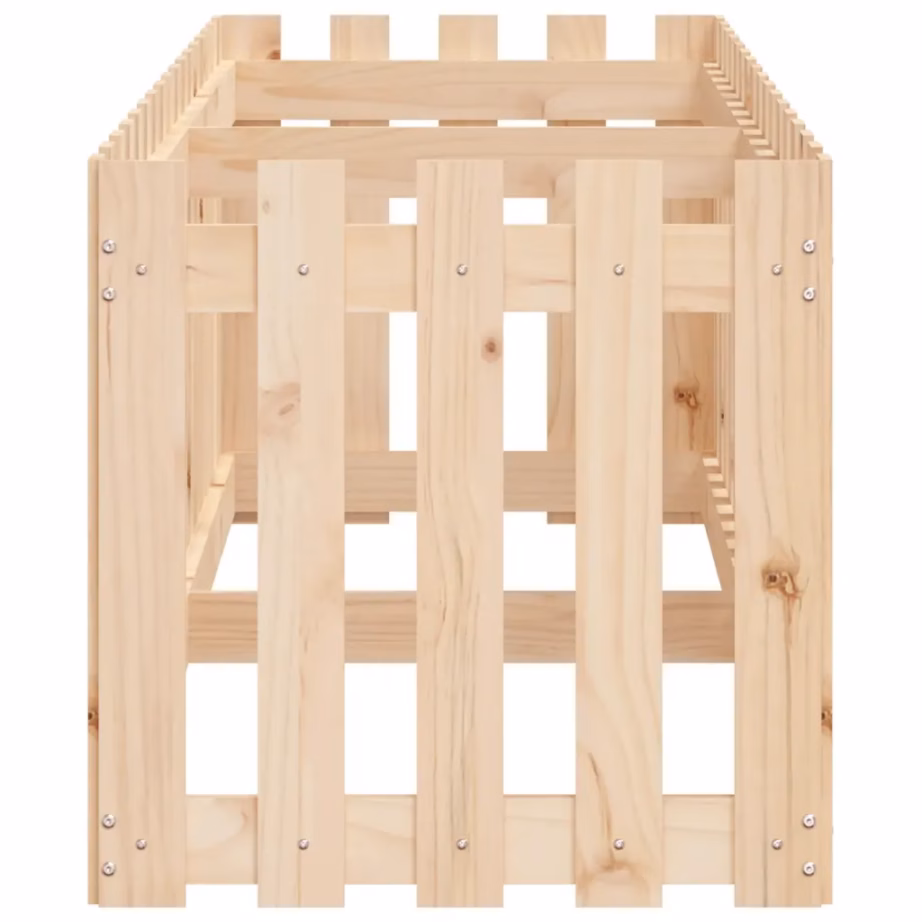 Männipuidust kõrgendatud taimelava aia disainiga, 200 x 50 x 50 cm – 6