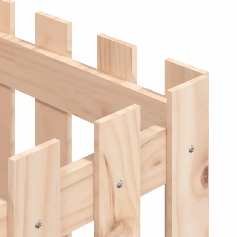 Aia disainiga männipuidust taimekast, pruun, 40 x 40 x 40 cm – 7