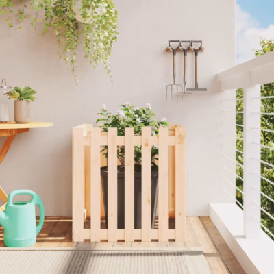 Aia disainiga männipuidust taimekast, 70 x 70 x 70 cm