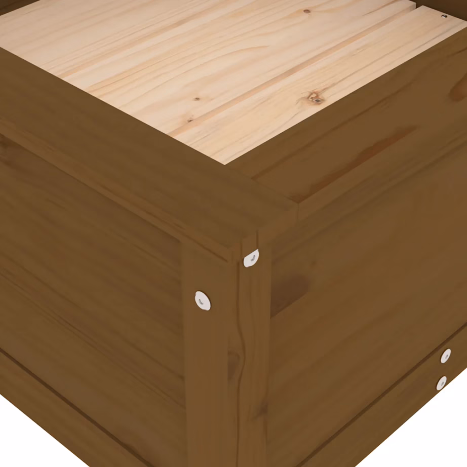 Taimekast meekarva männipuidust, 82,5 x 82,5 x 39 cm – 7