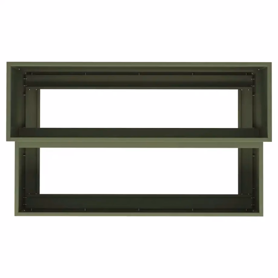 Metallist aia istutuskast, oliiviroheline, 100 x 60 x 45 cm – 8