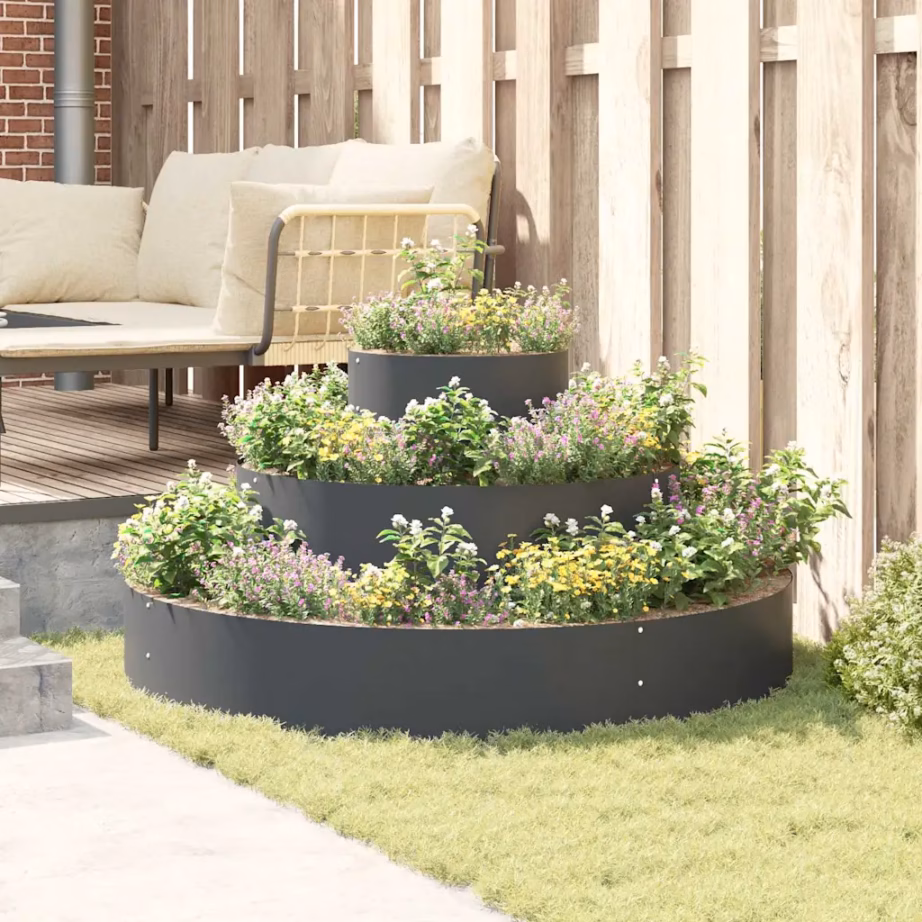 Metallist aiapeenar antratsiit, külmvalmistatud teras, 120 x 120 x 20 cm – 4