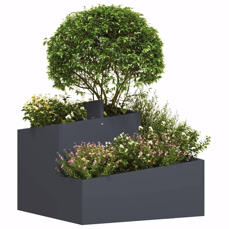 Metallist aiapott antratsiit, külmvaltsitud teras, 60 x 60 x 50 cm – 3