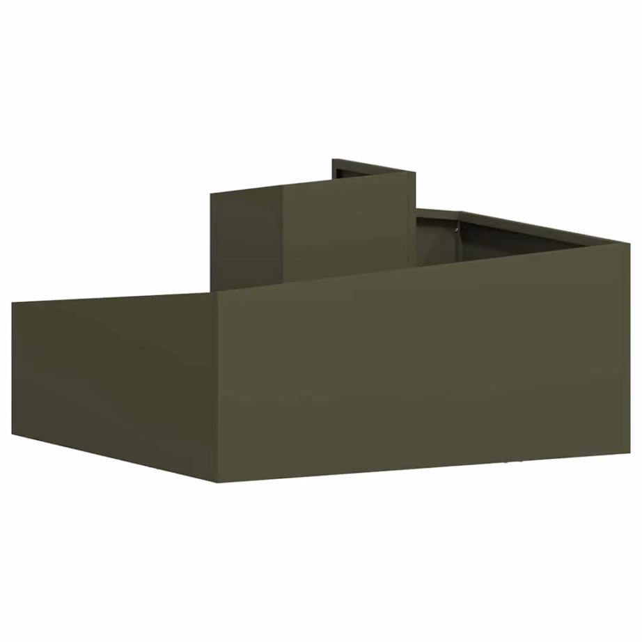 Aia istutuskast metallist, küps roheline, 80 x 80 x 50 cm – 7