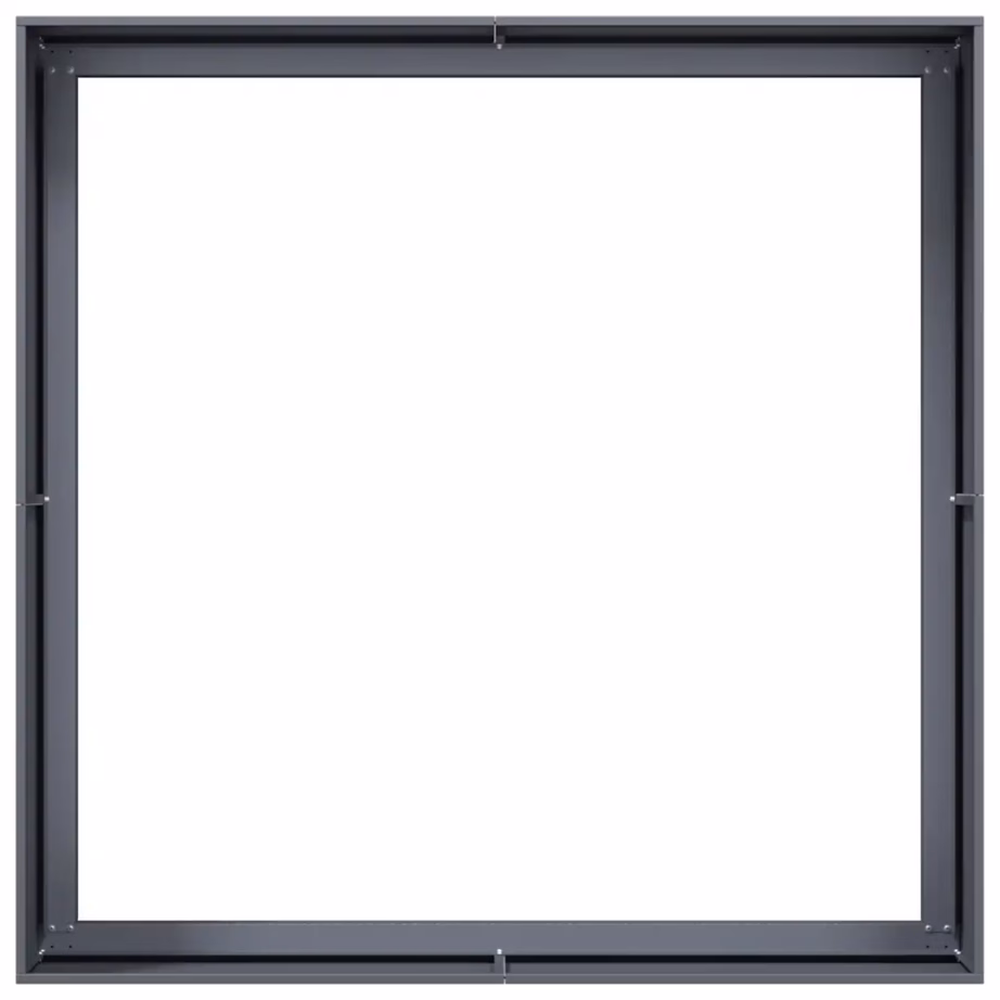 Metallist taimekast antratsiithall, avatud põhjaga, 100 x 100 x 40 cm – 5