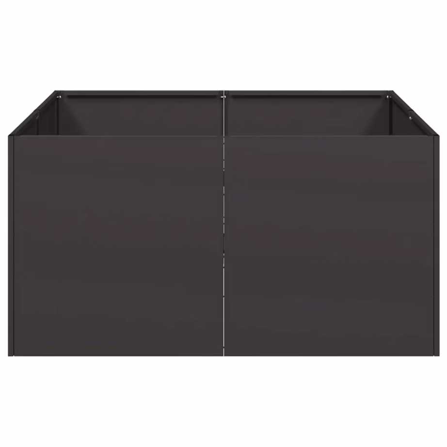 Metallist taimekast avatud põhjaga, must, 80 x 80 x 40 cm – 4