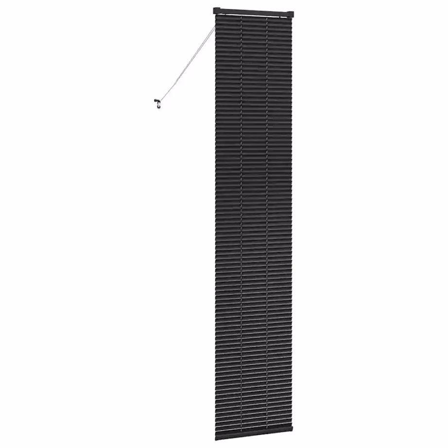 Must alumiiniumist Veneetsia ribakardin, 220 x 40 cm – 7