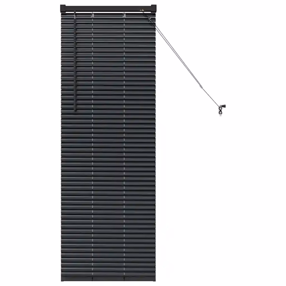 Must alumiiniumist Veneetsia ruloo 130 x 45 cm – 2