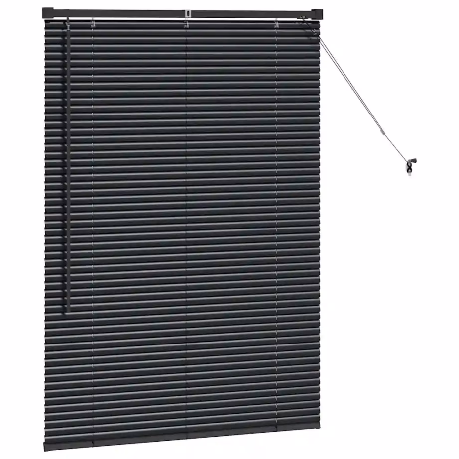 Must alumiiniumist Veneetsia ruloo 130 x 95 cm – 5