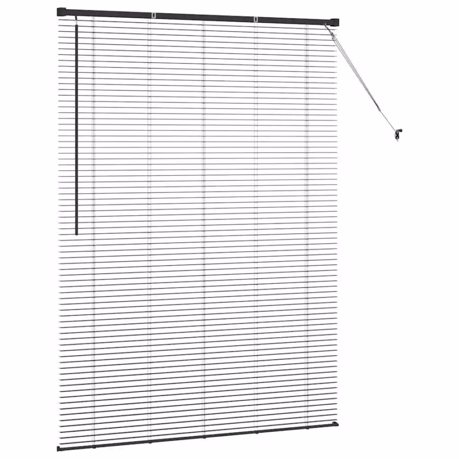 Veneetsia alumiiniumruloo, must, 175 x 125 cm – 6