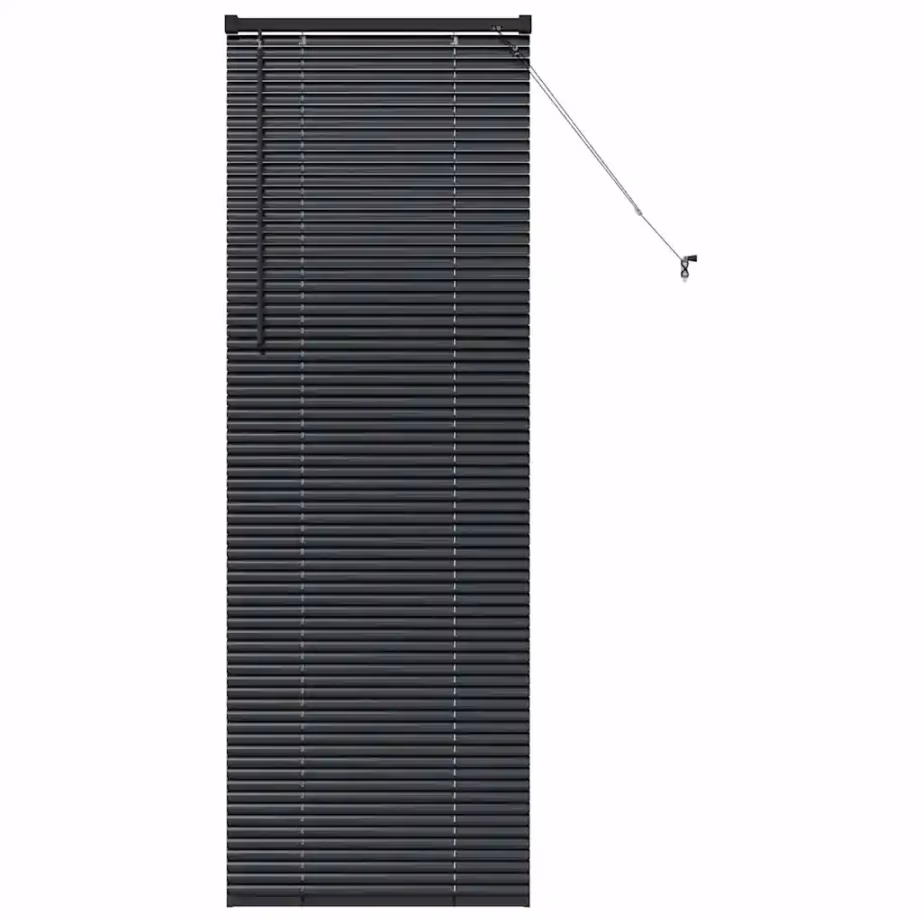 Must alumiiniumist Veneetsia ruloo, 175 x 60 cm – 2