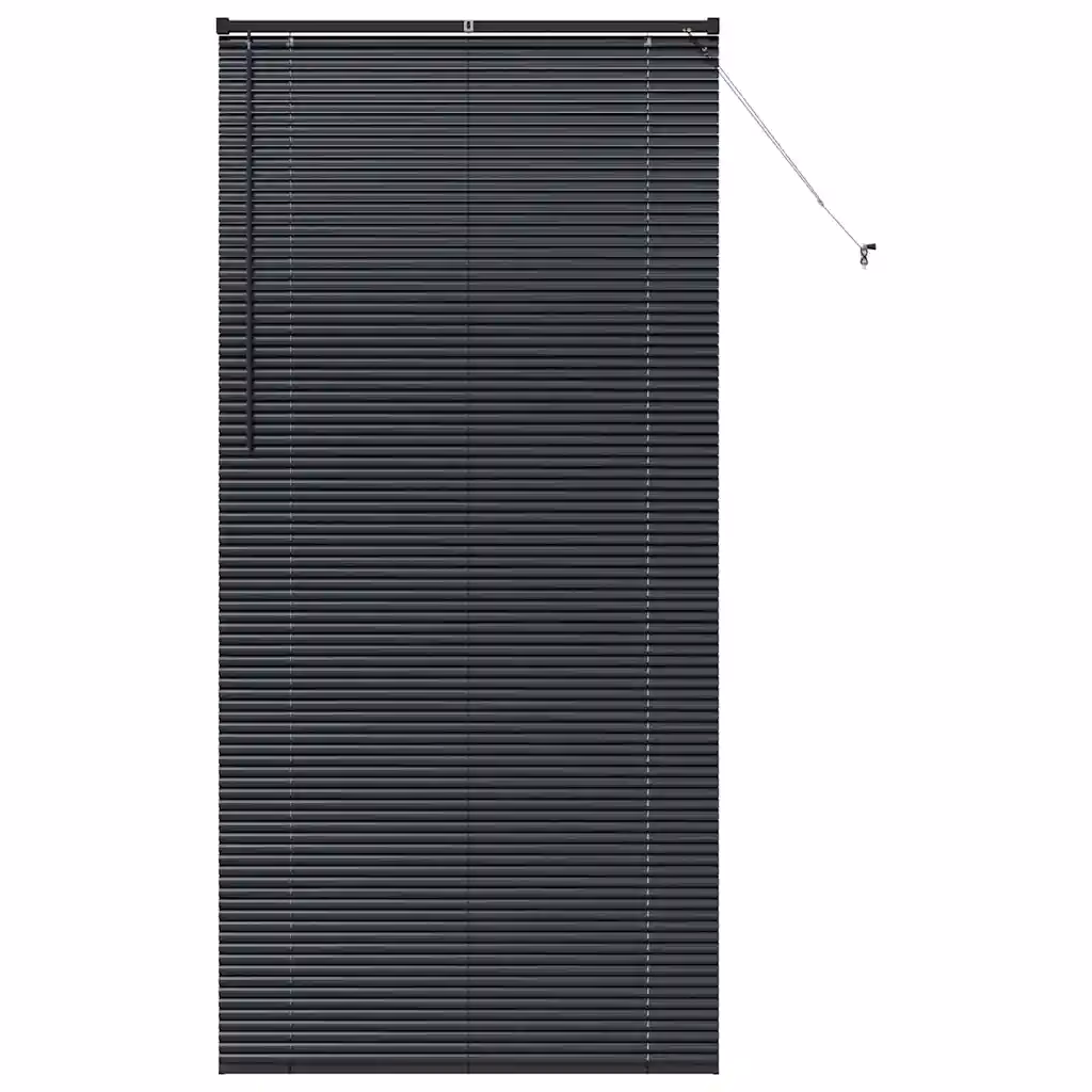 Must alumiiniumist Veneetsia ruloo 220 x 100 cm