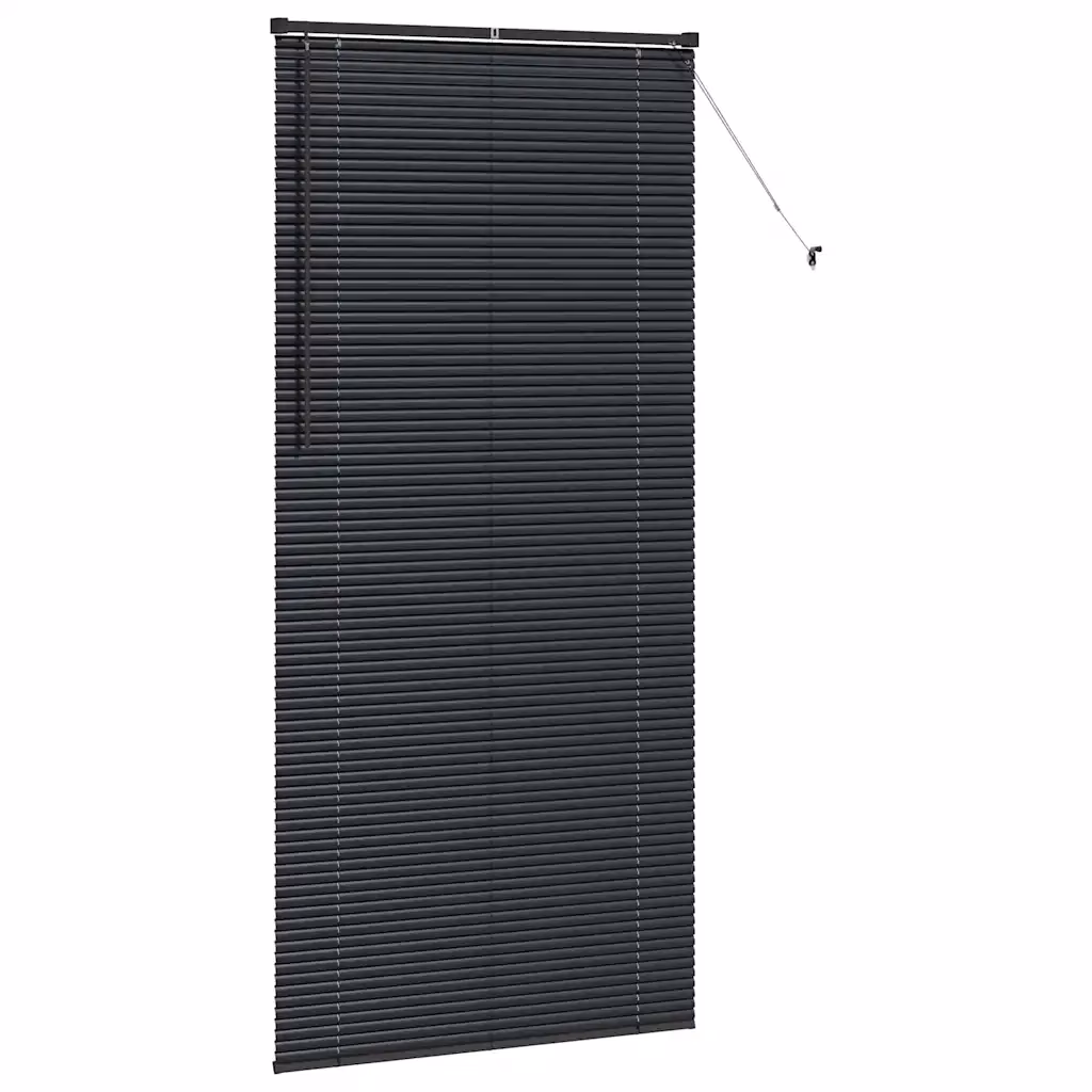 Must alumiiniumist Veneetsia ruloo 220 x 100 cm