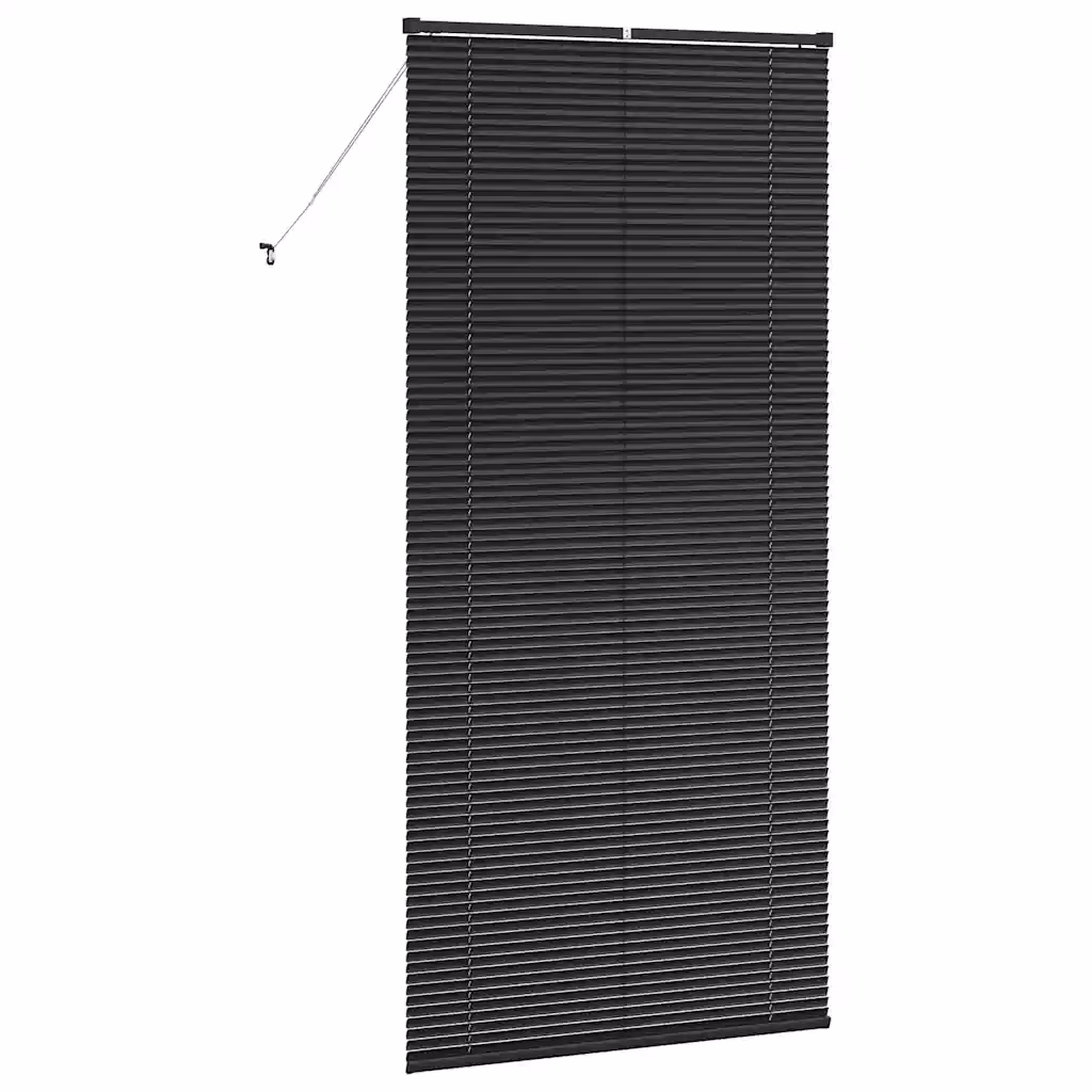 Must alumiiniumist Veneetsia ruloo 220 x 100 cm