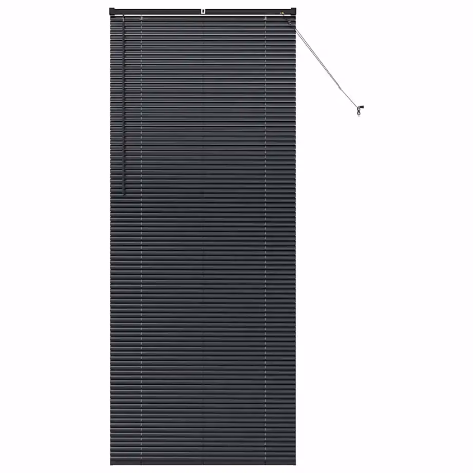 Must alumiiniumist Veneetsia ruloo, 220 x 95 cm - 2