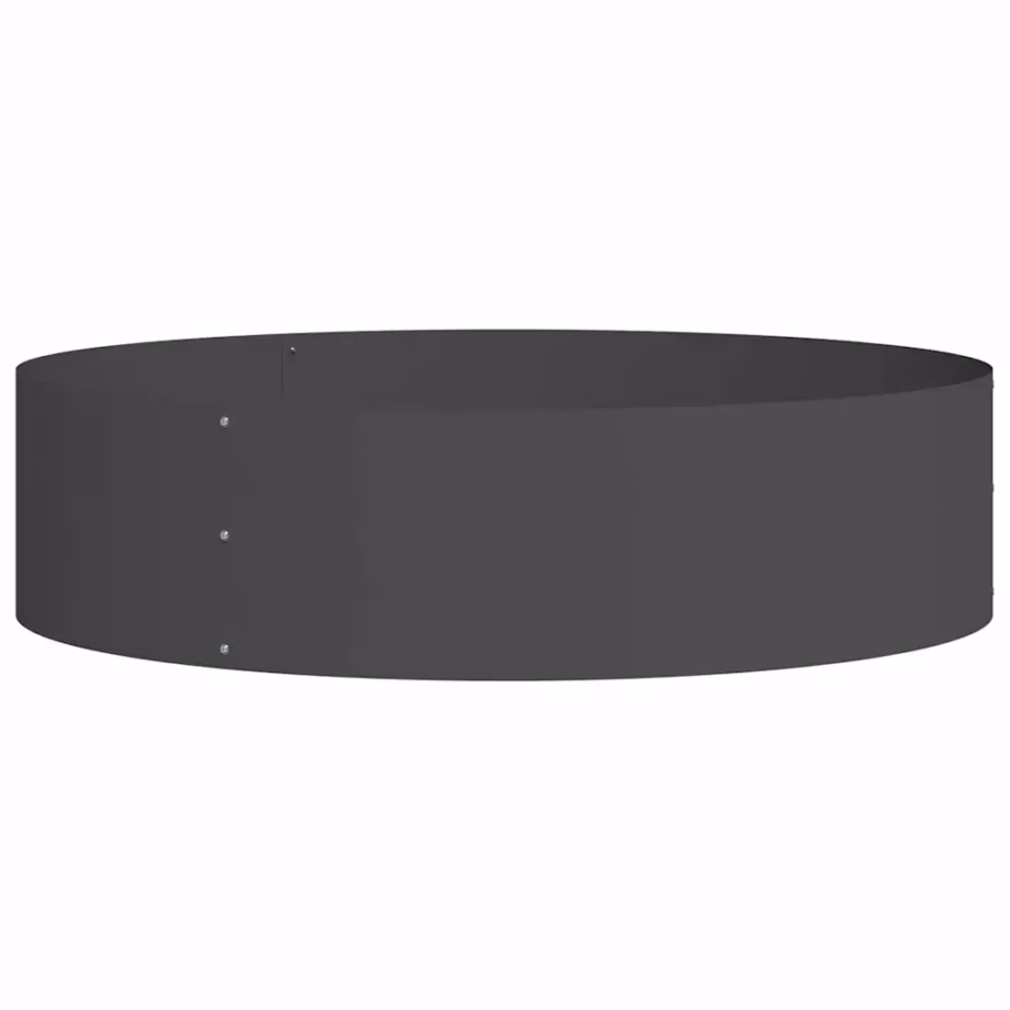 Istutusrõngas aiataimedele, must külmvaltsitud teras, 80 x 80 x 20 cm – 2