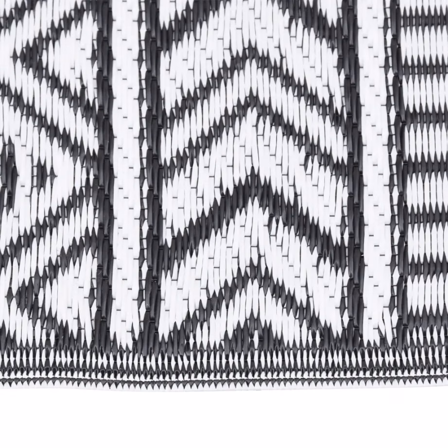 Must jacquard õuevaip ARAKIL, 80 x 150 cm, polüpropüleen – 3
