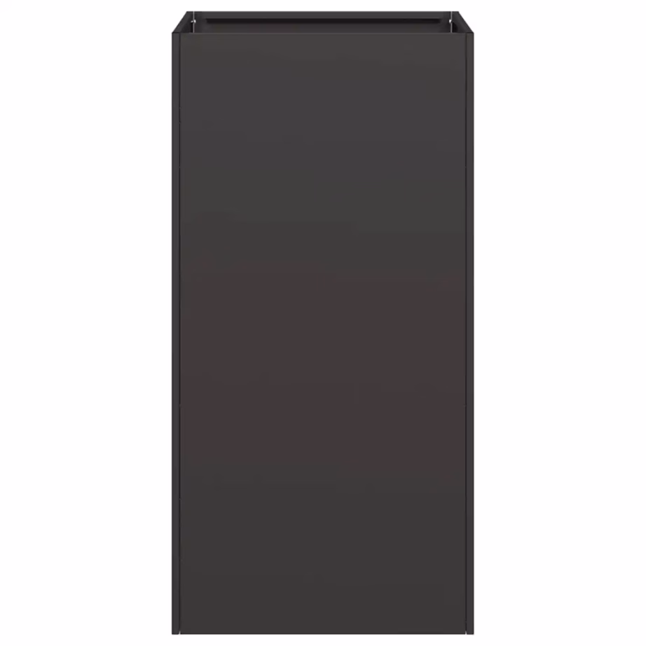 Kõrge taimekast avatud põhjaga, must külmvaltsitud teras, 40 x 40 x 80 cm – 4