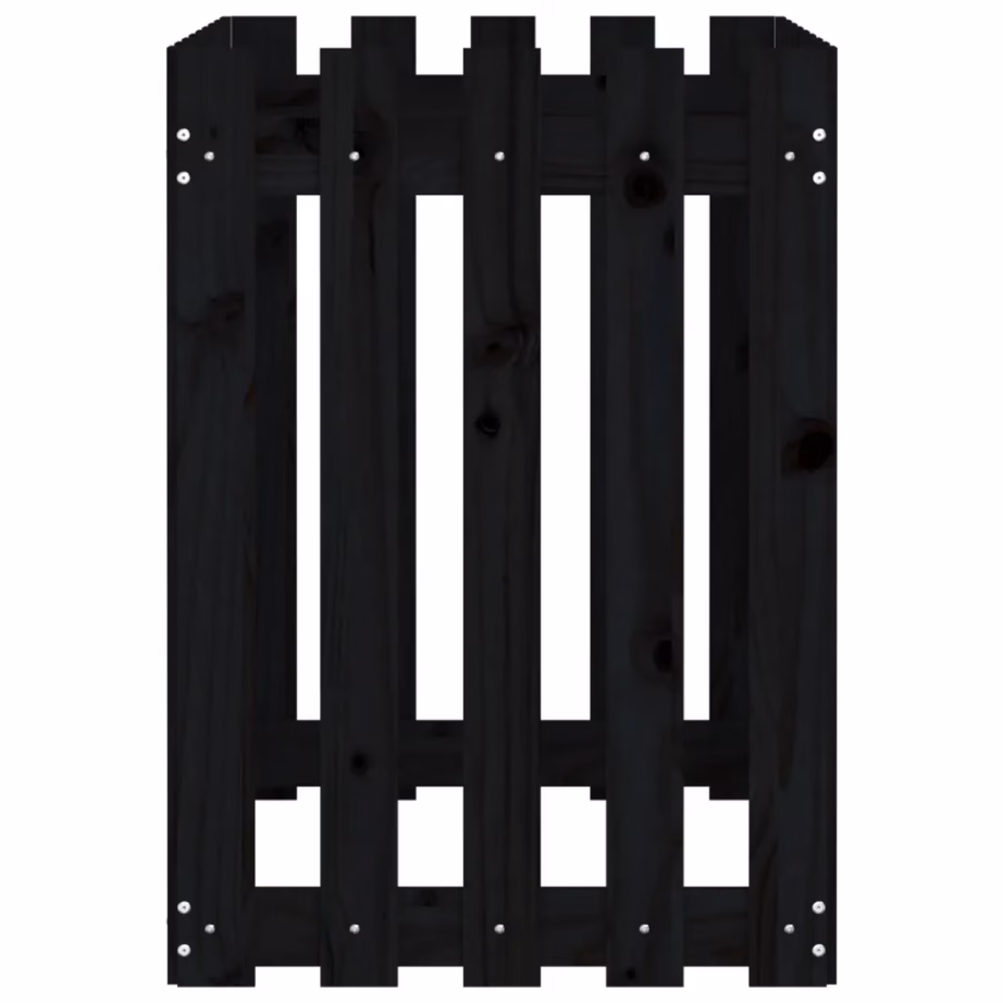 Aediku disainiga kõrgendatud taimelava, must männipuidust, 100 x 50 x 70 cm – 6