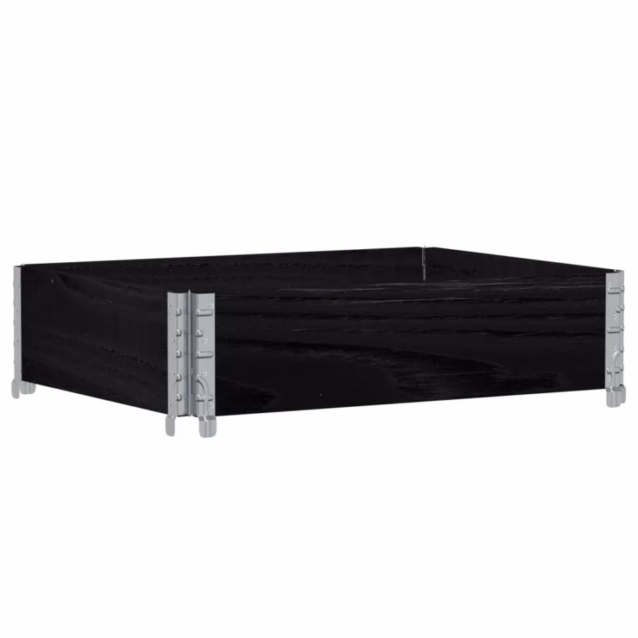 Virnastatav must männipuidust taimekast, 80 x 60 x 21,5 cm – 5