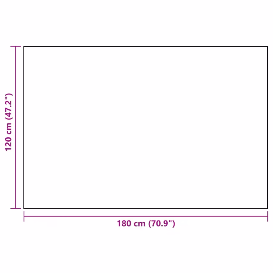 Must õuevaip jacquard-mustriga, ARAKIL, 120 x 180 cm, polüpropüleen – 7