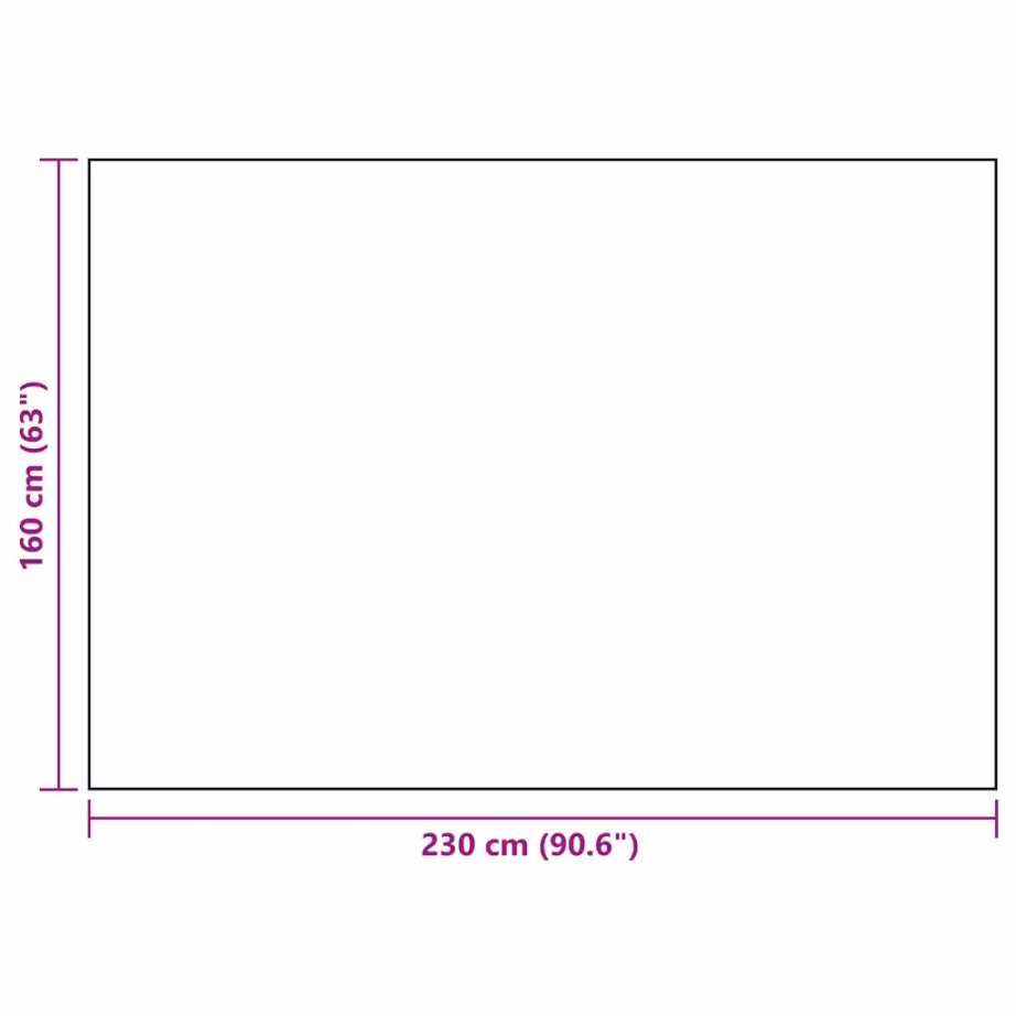 Must jacquard mustriga õuevaip ARAKIL, polüpropüleen, 160 x 230 cm – 7