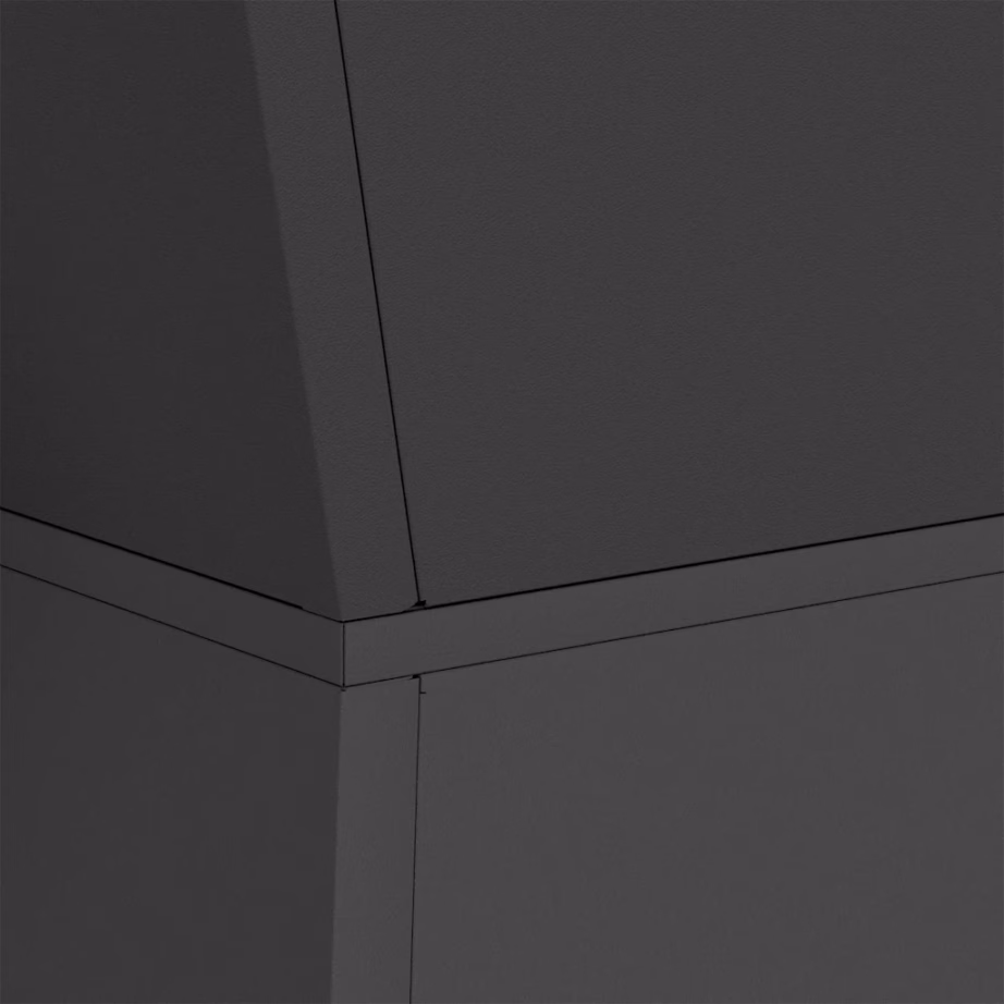 Kõrge sambaistutusnõu 2 tk, must, 40 x 40 x 101 cm – 9