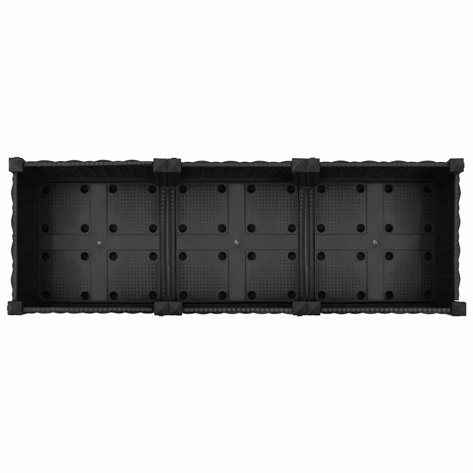 Must taimekast aeda, 120 x 40 x 23 cm, polüpropüleen – 6