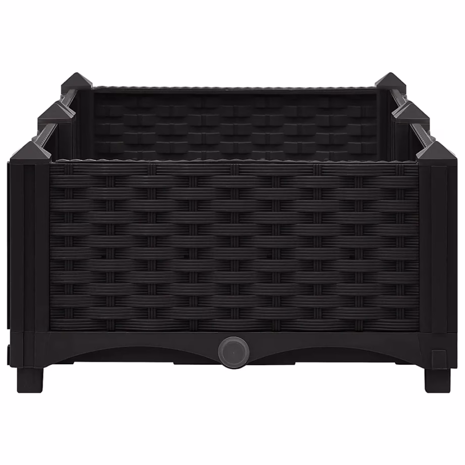 Must taimekast aeda, polüpropüleen, 80 x 40 x 23 cm – 5