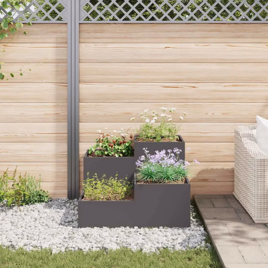 Aia istutuskast, must teras, 80 x 80 x 60 cm – 4