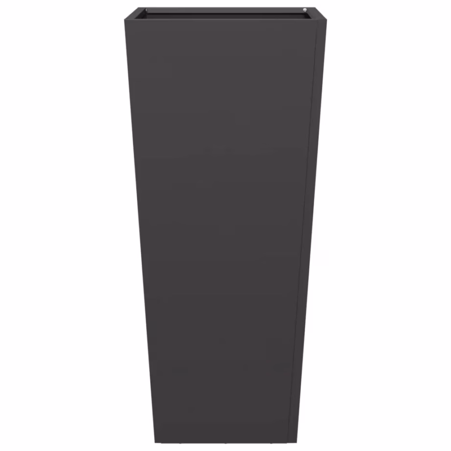 Aia taimekast põhjaga, must külmvaltsitud teras, 35 x 35 x 75 cm – 5