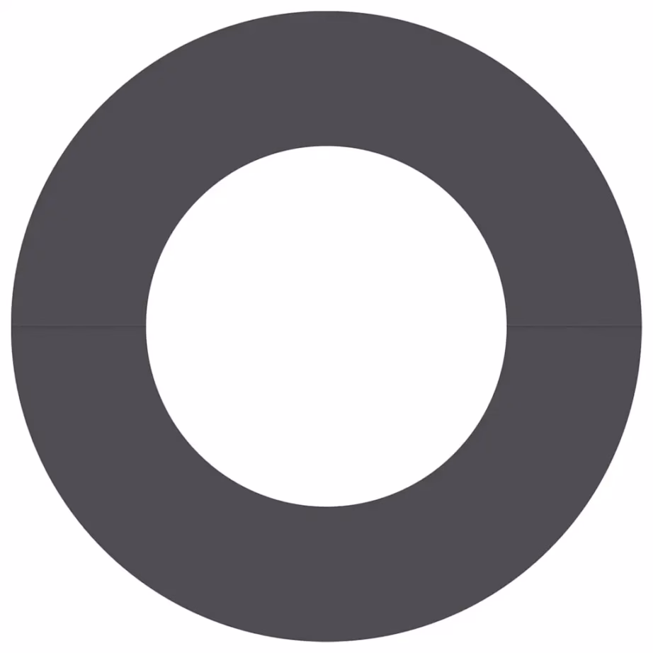 Lame dekoratiivne puurõngas puu alusele, must teras, Ø40/70 cm – 5