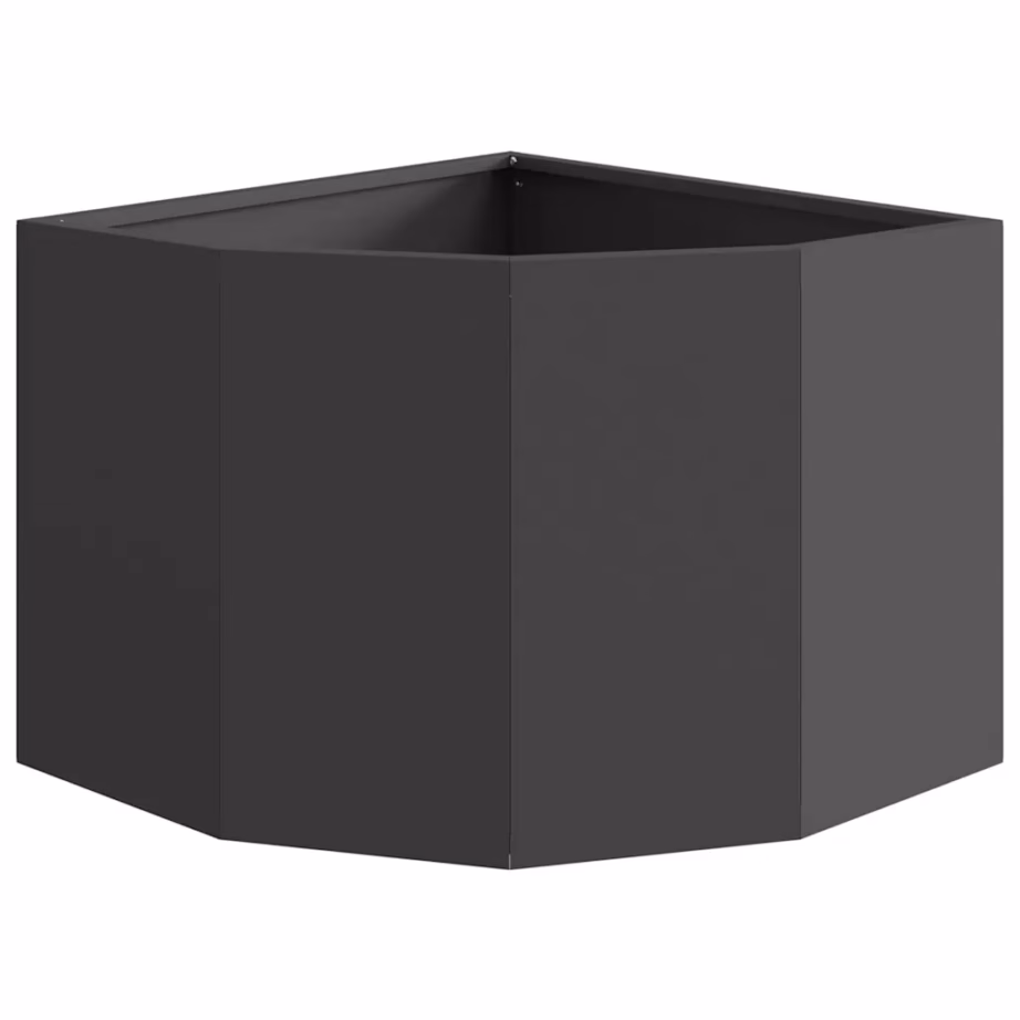 Nurga istutuskast terasest, must, 45 x 45 x 35 cm – 5