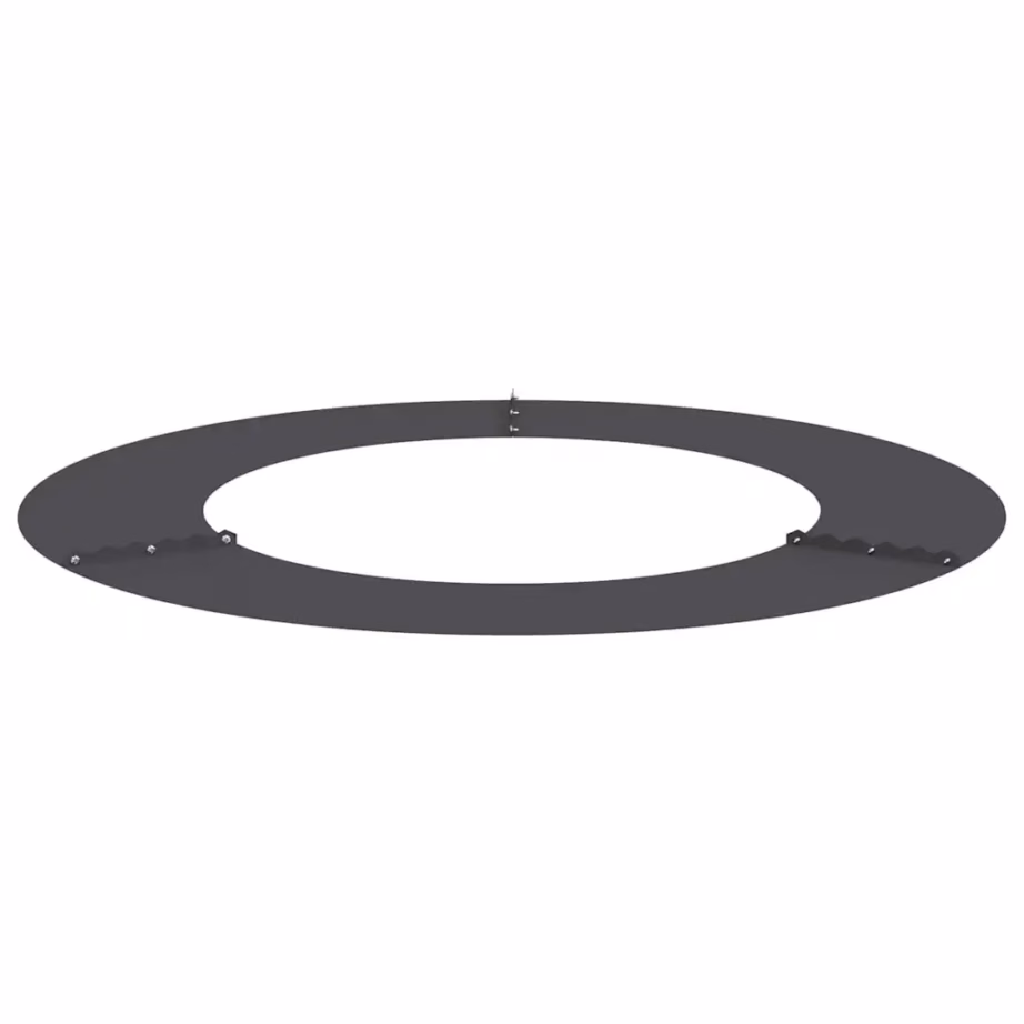 Lame terasest puurõngas puu aluse kaitseks, must, Ø50/80 cm – 4