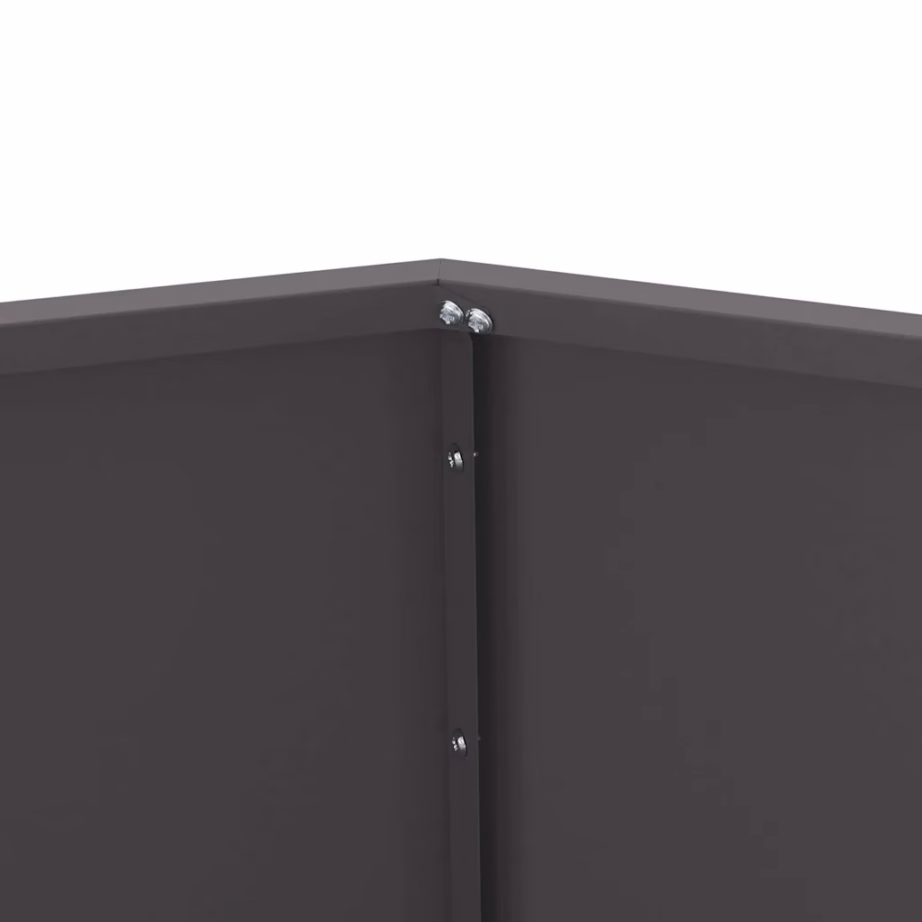 Must terasest taimekast välitingimustesse, 75 x 75 x 60 cm – 7