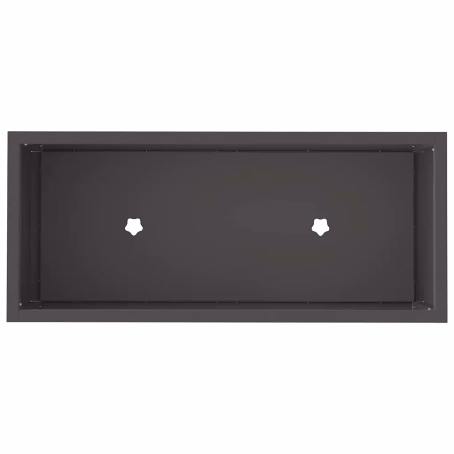 Tõstetud aiataimelava, must teras, 60 x 26 x 45 cm – 7