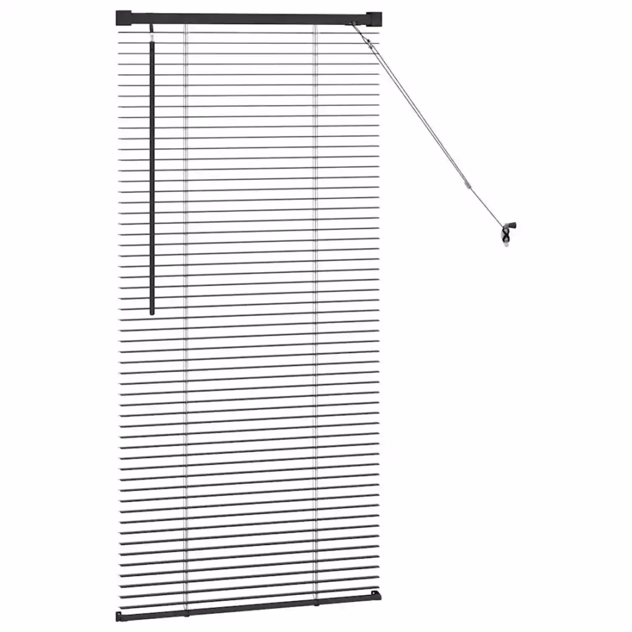 Must alumiiniumist Veneetsia ruloo, 60 x 130 cm – 6