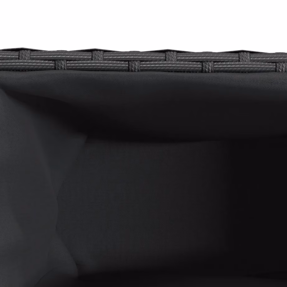 Aia taimekastid riidest sisekottidega, 2 tk, must, 90 x 20 x 40 cm, polürotang – 11