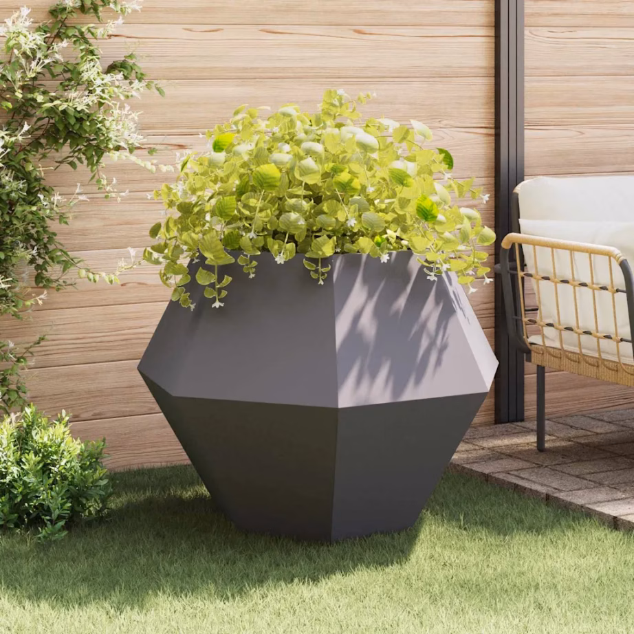 Terasest taimekastid välitingimustesse, 2 tk, must, 100 x 100 x 80 cm – 4