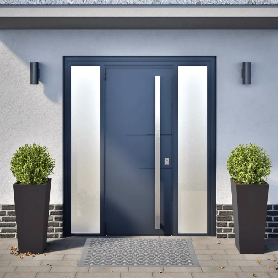 Kõrged terasest taimekastid, 2 tk, must, 35 x 35 x 75 cm põhjaga – 3