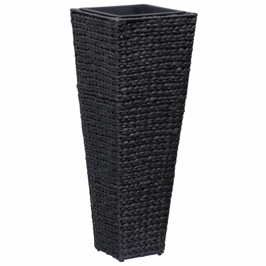 Mustad vesihüatsindist taimekastid sisetingimustesse, 3 tk, terasraamiga, eemaldatavate sisepottidega – 5