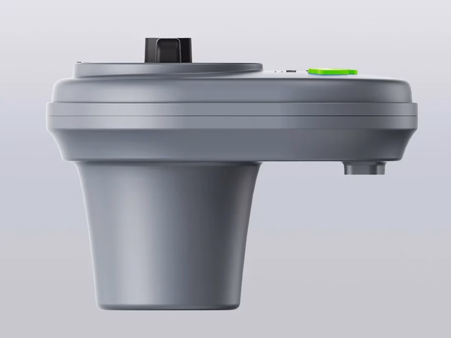 Küljelt vaates RainPoint kontroller ventiilipealse kattena