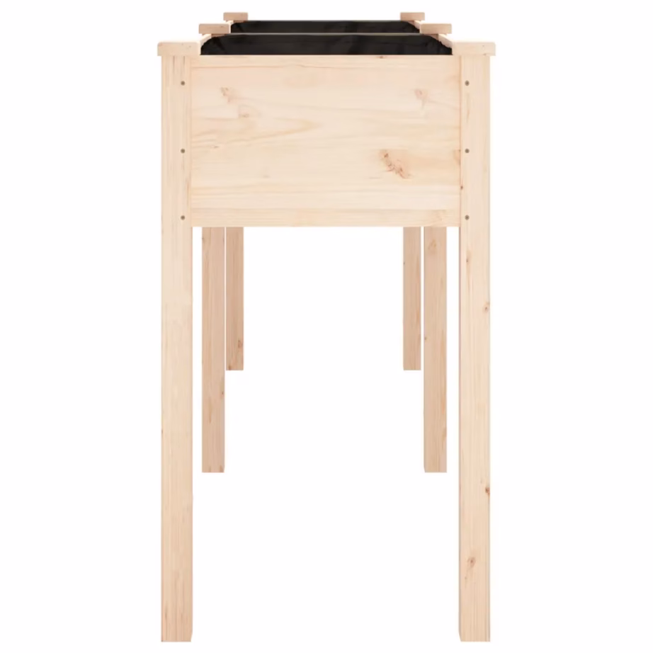 Voodriga taimelava nulupuidust, pruun, 161 x 45 x 76 cm – 5