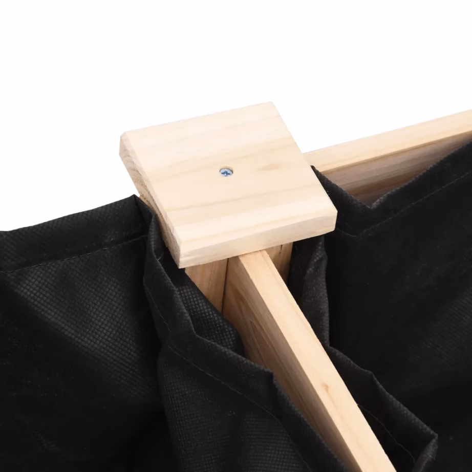 Voodriga taimelava nulupuidust, pruun, 161 x 45 x 76 cm – 6