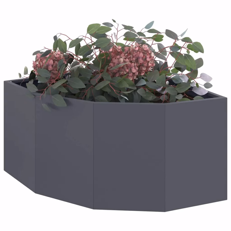Nurgeline terasest aiakast, antratsiit, 60 x 60 x 35 cm – 3
