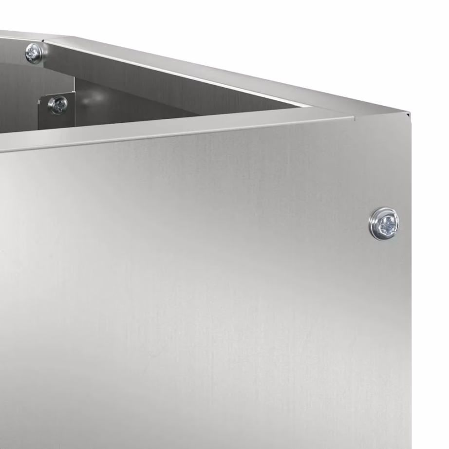 Nurkne aiakast tsingitud terasest, hõbedane, 45 x 45 x 35 cm – 9