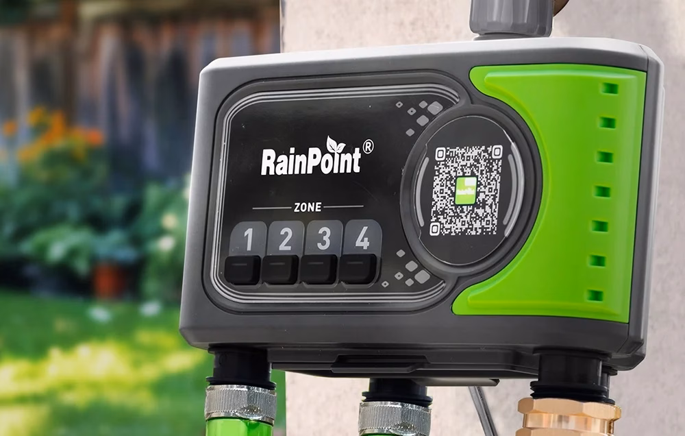 Lähivõte RainPoint niisutuskontrollerist